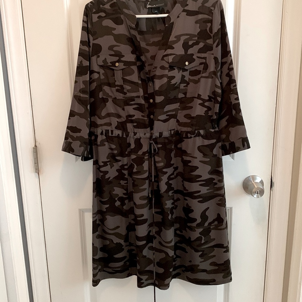 Lane Bryant womens camouflage dress